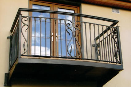 metal balconies